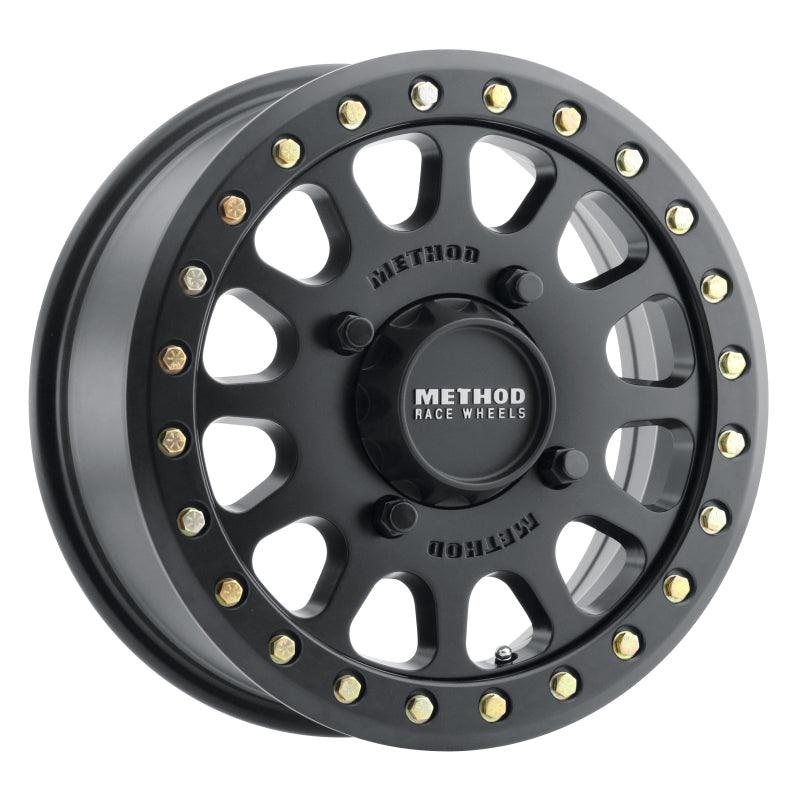 Method MR401 UTV Beadlock 15×6 / 5+1/53mm Offset / 4×136 / 106mm CB Matte Black Wheel