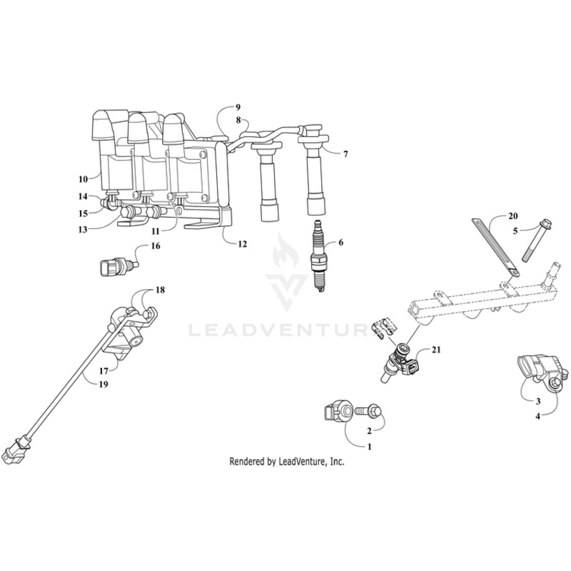 Wire, Spark Plug-Cyl #3 (Short) By Arctic Cat