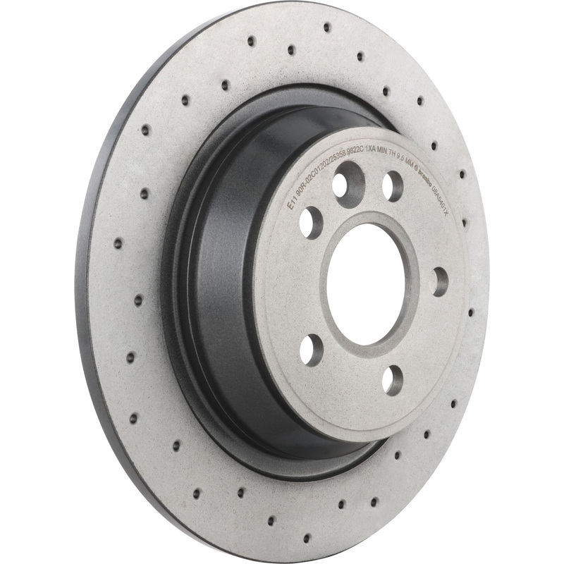 XTRA Drilled Rear Disc Brake Rotor – 08.A540.1X