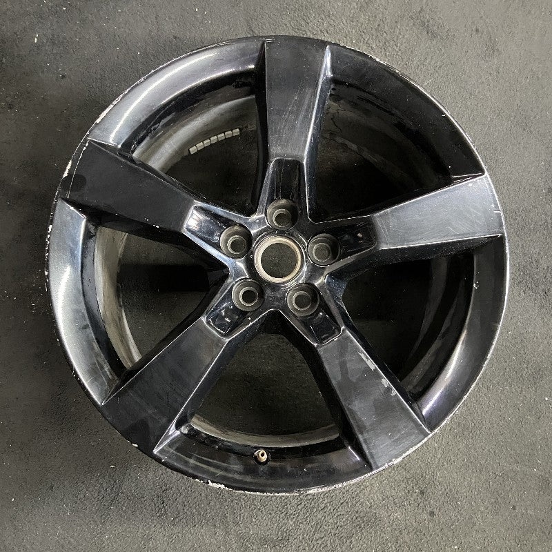 20″ CAMARO 12 20×9 rear 5 spoke black opt R45 Original OEM Wheel Rim