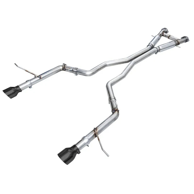 AWE Track Edition Exhaust for Dodge Durango 6.4 / 6.2 SC – Diamond Black Tips (3020-33952)