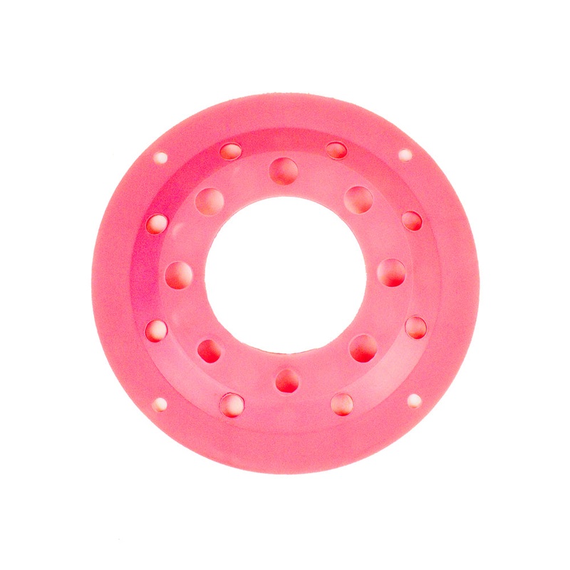 Close Out! Hot Pink Plastic Flywheel Screen with Holes