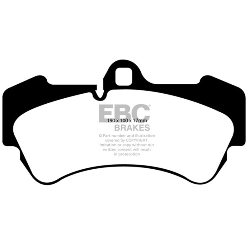EBC 04-07 Porsche Cayenne 3.2 Redstuff Front Brake Pads