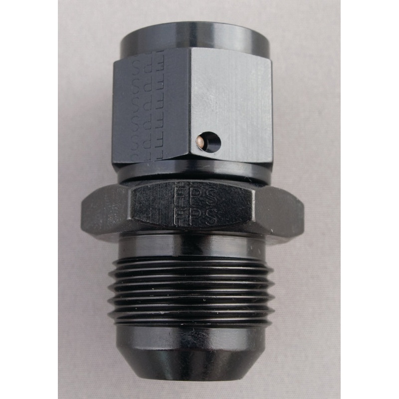 Fragola -20AN Nut x -16AN Male Swivel Reducer – Black