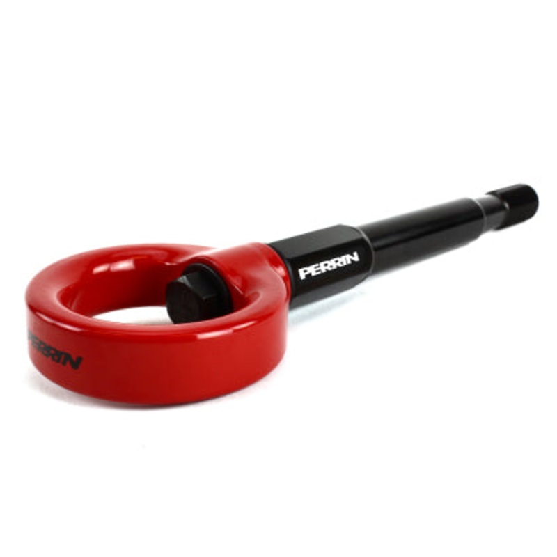 Perrin 14-19 Subaru Forester/Ascent Tow Hook Kit (Rear) – Red