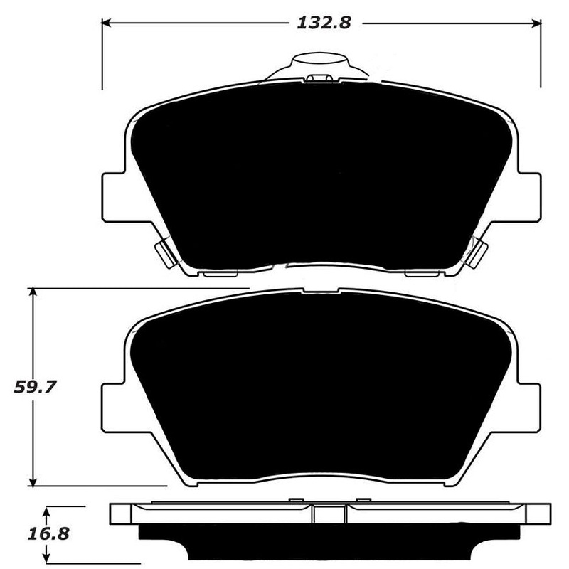 Porterfield Brake Pads for 2011 HYUNDAI SANTA FE
