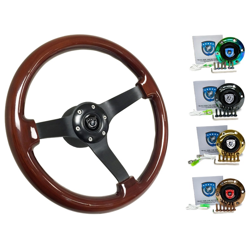 1997-03 Audi A8 Steering Wheel Kit | Mahogany Wood |  ST3127