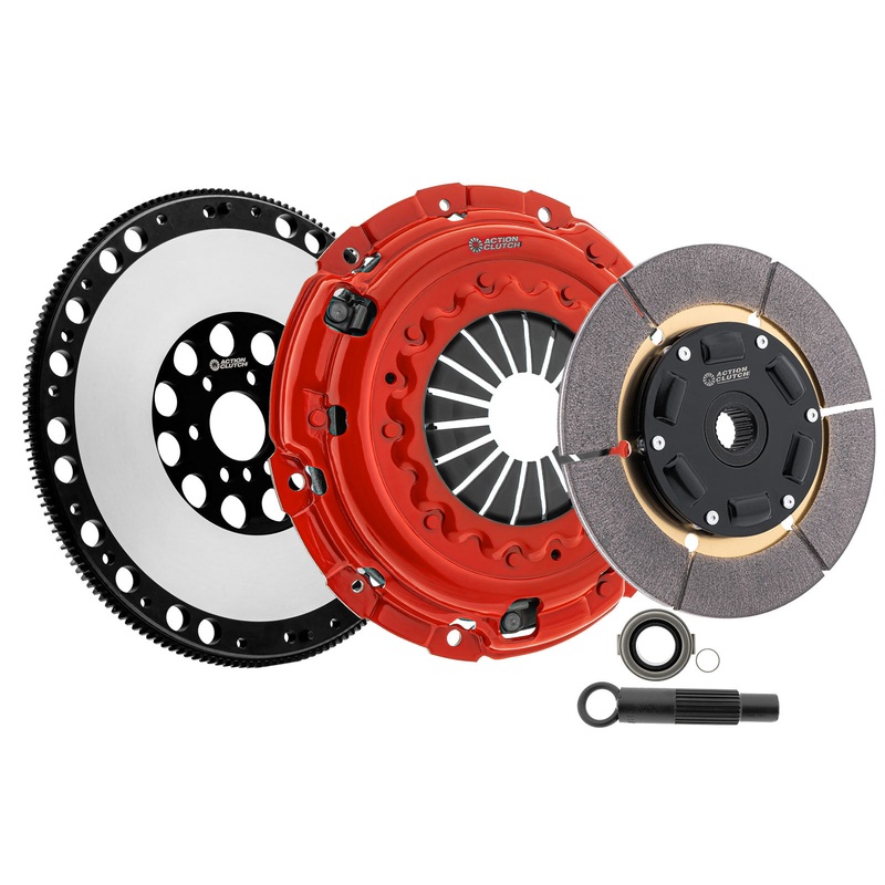 Action Clutch ACR-3469-SPR Ironman Sprung (Street) Clutch Kit for BMW 330Xi 2001-2003 3.0L DOHC (M54) 5 Speed Only RWD Includes Lightened Flywheel