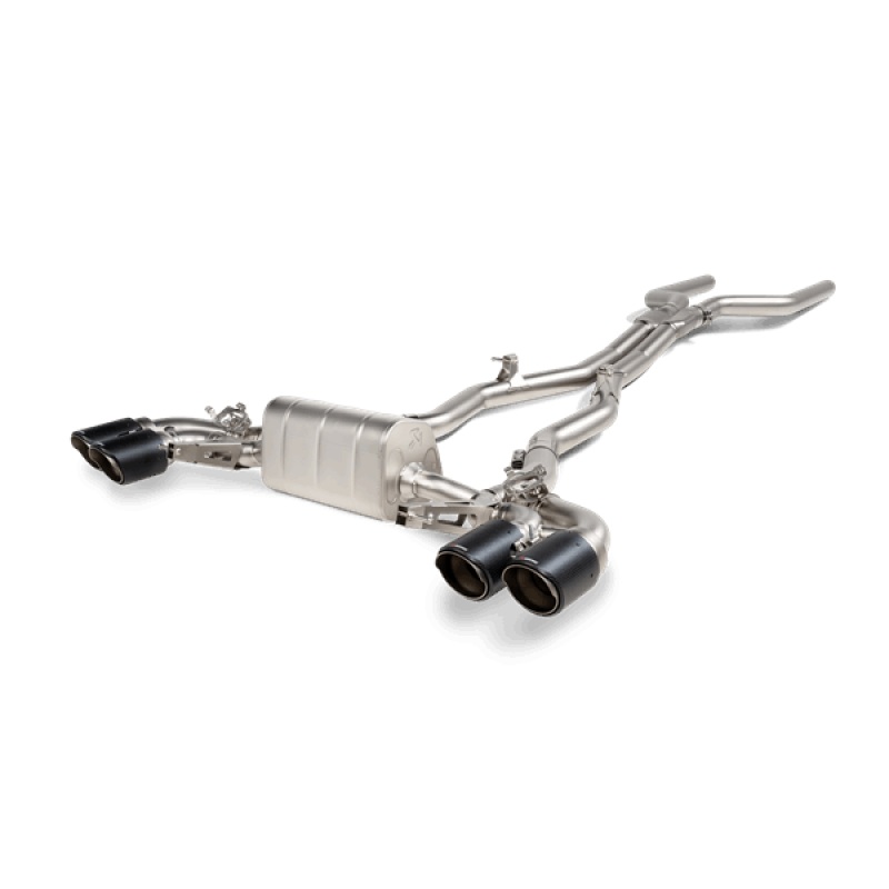 Akrapovic 2021 BMW M8/M8 Competition (F91/F92) Evolution Line Cat Back (Titanium) w/Carbon Tips
