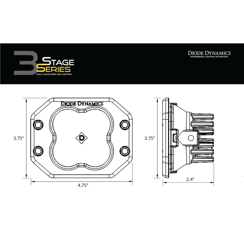Diode Dynamics DD SS Cover: Round / Black + DD Logo (DD6267)