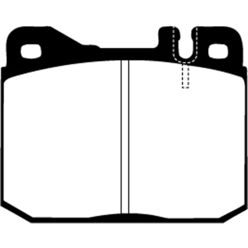 EBC 76-79 Mercedes-Benz 230 Greenstuff Front Brake Pads