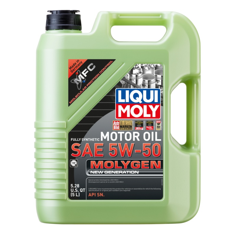 LIQUI MOLY 5L Molygen New Generation Motor Oil 5W-50