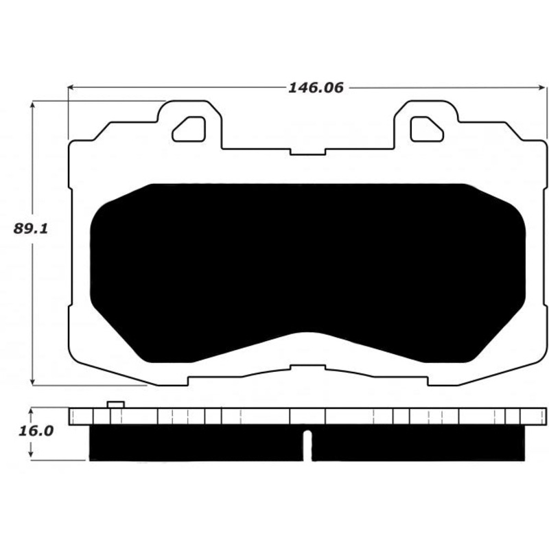 Porterfield Brake Pads for 2015 GMC CANYON