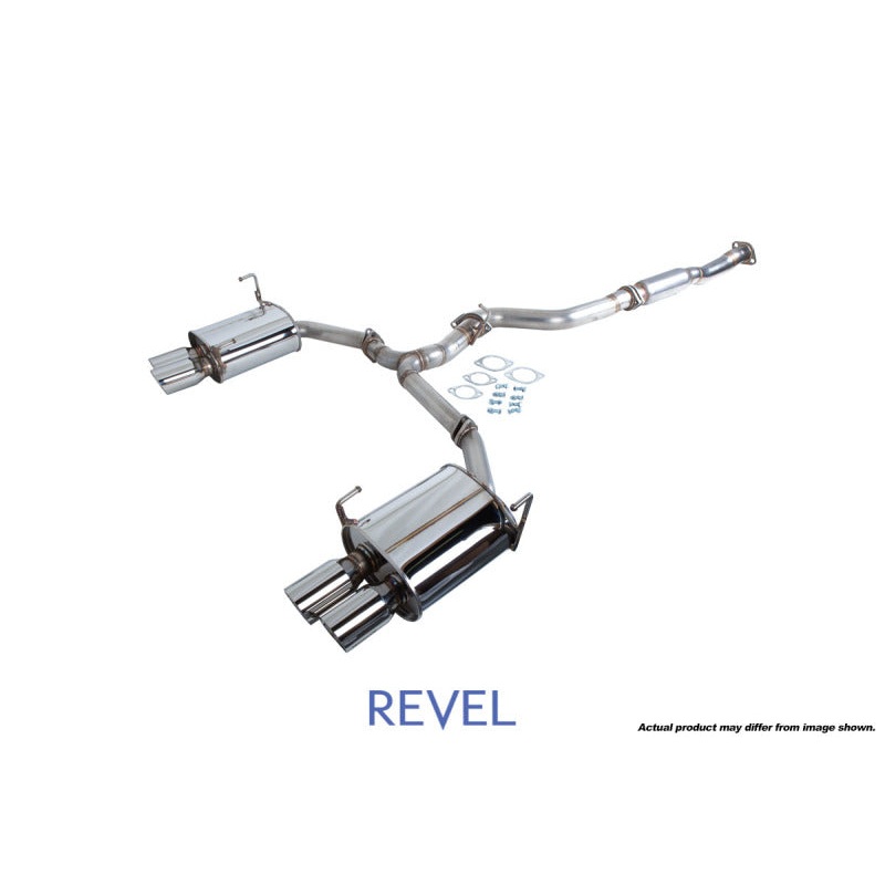 Revel Medallion Touring-S Catback Exhaust – Dual Muffler/ Quad Tip 15-17 Subaru Impreza WRX / Sti