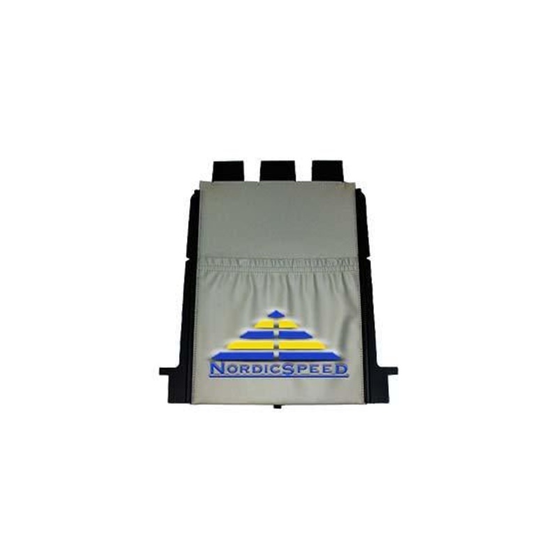 Front Seat Back Upholstery with Pocket Beige OEM SAAB