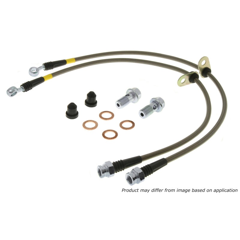 StopTech Stainless Steel Front Brake Lines 91-95 Toyota MR2