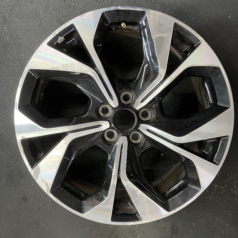 19″ MUSTANG MACH-E 21-22 19×7 5 split spoke machined black pockets Original OEM Wheel Rim