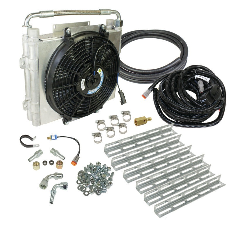 BD Diesel Xtrude Double Stacked Transmission Cooler Kit – Universial 1/2in Tubing