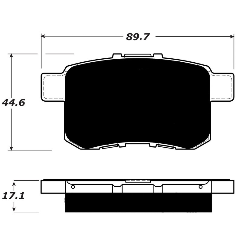 Porterfield Brake Pads for 2013 HONDA ACCORD Sedan LX