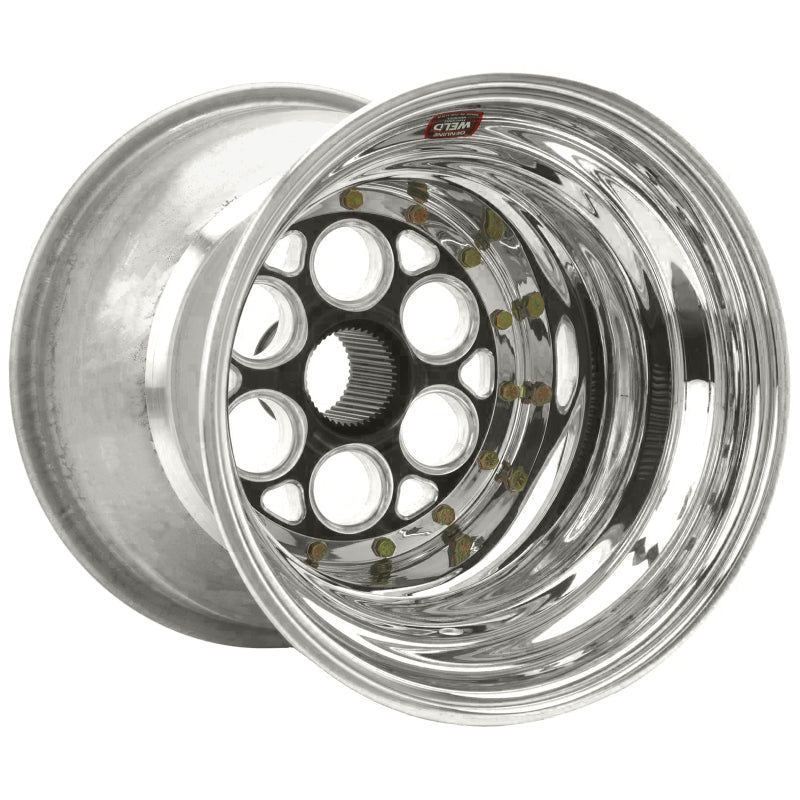 Weld Magnum Sprint 15×15 / 42-Spline / 6in. BS Black Wheel – Inner Beadlock / No Cover