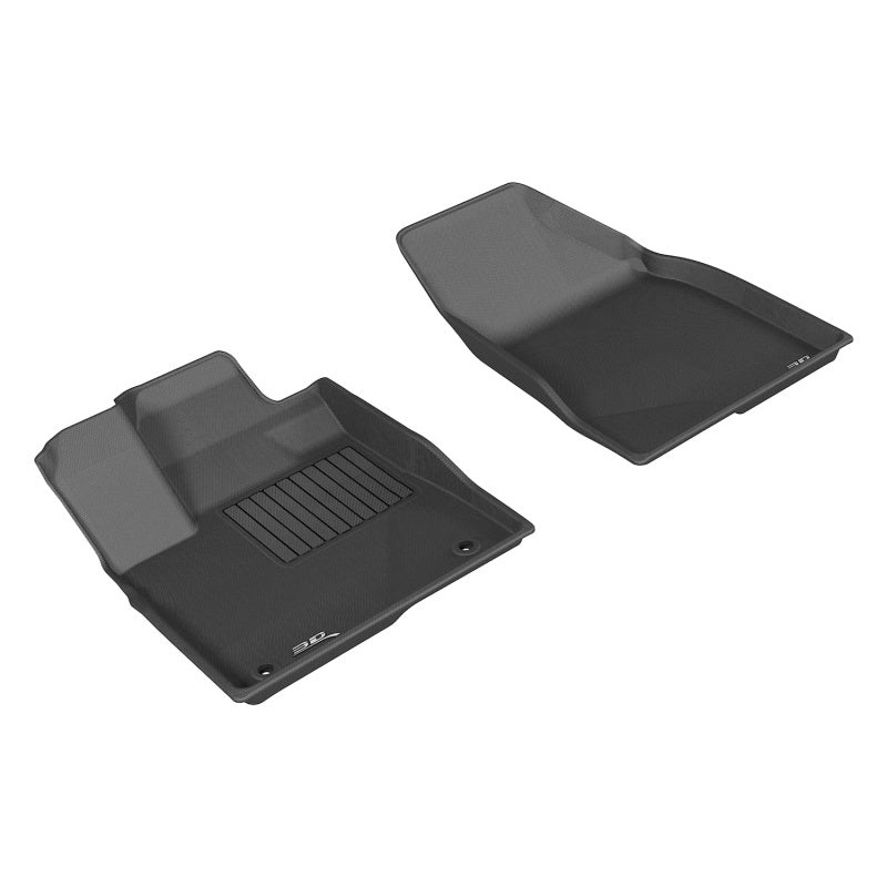 3D MAXpider 2014-2019 Toyota Highlander Kagu 1st Row Floormat – Black