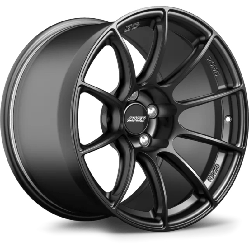 Apex 18″ SM-10RS Forged 5×112 Wheel (Satin Black) – VW/Audi MQB 1.8T/2.0T/2.5T