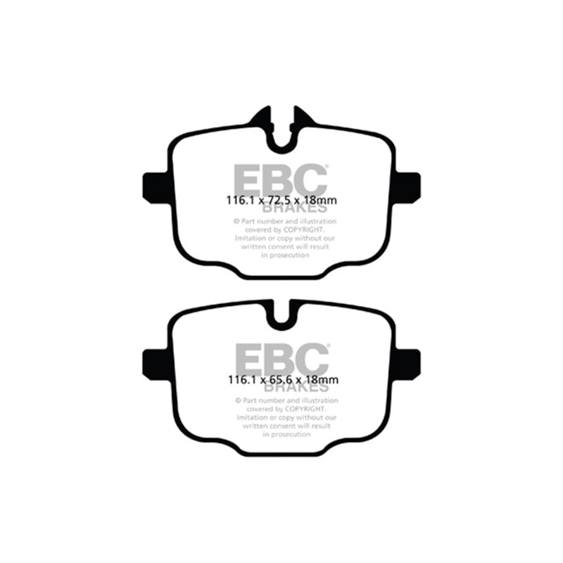 EBC 2021+ BMW M3/M4 3.0TT (G80/G82/G83) Yellowstuff Rear Brake Pads