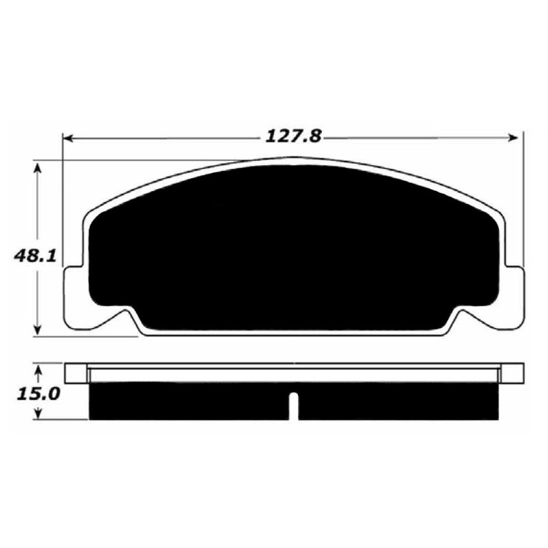 Porterfield Brake Pads for 1995 HONDA CIVIC Hatchback CX