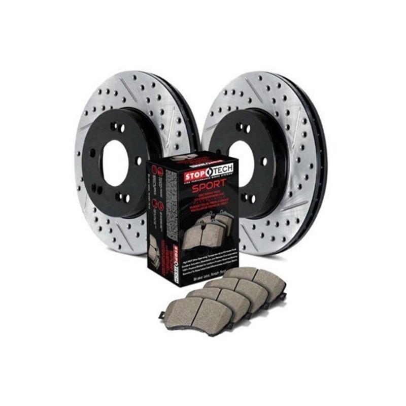 StopTech Audi Q5/SQ5/S4/S5 Sport Drilled and Slotted Rear Brake Kit