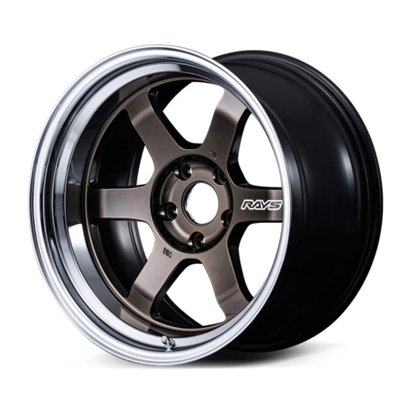Volk Racing TE37V spec-SR Wheel  – 17×9.5 +15 | 5×114.3 | Shining Bronze Metal w/ FDMC Rim