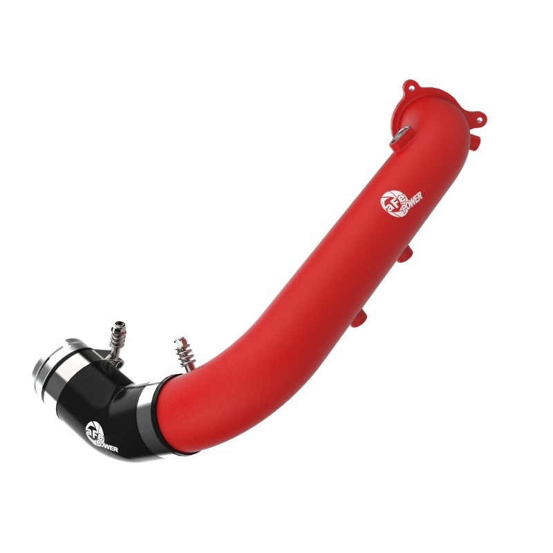 aFe BladeRunner Red 2-3/4in Aluminum Charge Pipe Toyota Supra GR 2021 | 46-20488-R