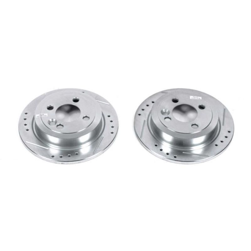 PowerStop Power Stop 07-16 Mini Cooper Rear Evolution Drilled & Slotted Rotors – Pair
