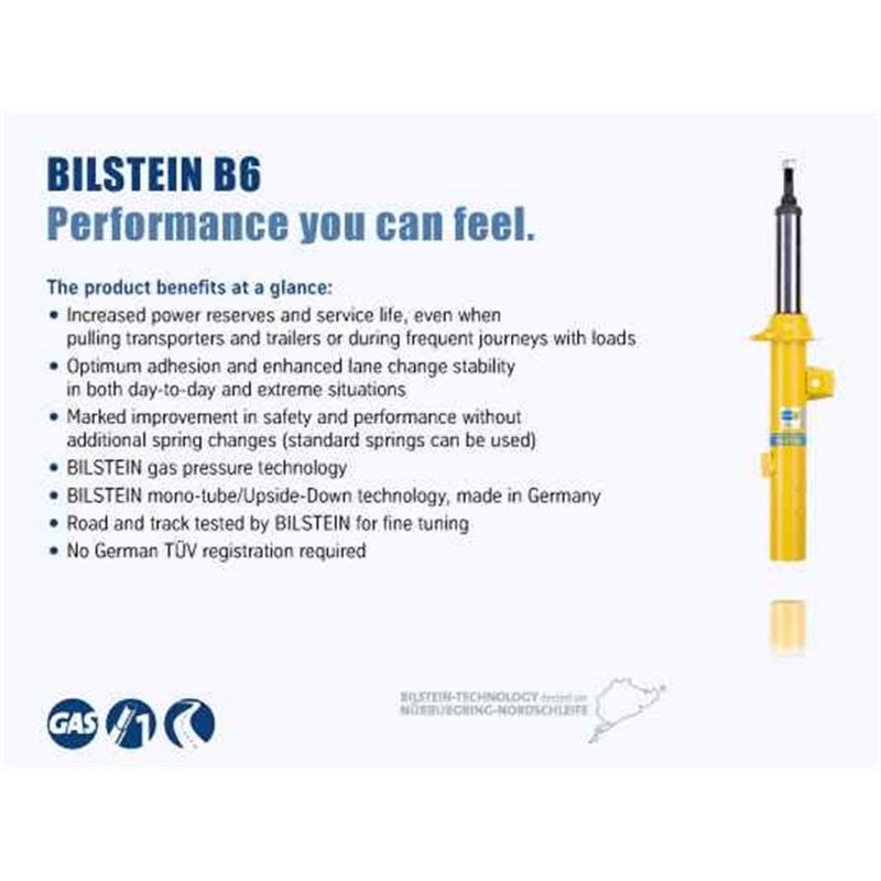 Bilstein B6 13-18 Toyota RAV4 Front Right Twintube Strut Assembly