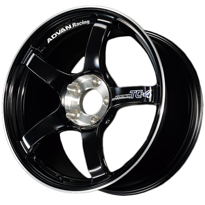 Advan TC-4 Special Edition Wheel – 18×7.5 +42 | 5×112 | Racing Gloss Black & Diamond Cut