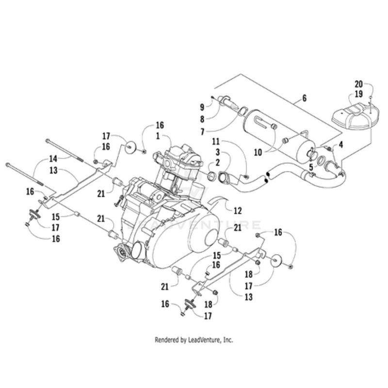 Engine A550G by Arctic Cat
