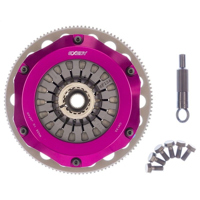 Exedy Hyper Triple Carbon-R Clutch Rigid Disc Push Type Cover | 1989-1994 Nissan 240SX (NM013SBMC)