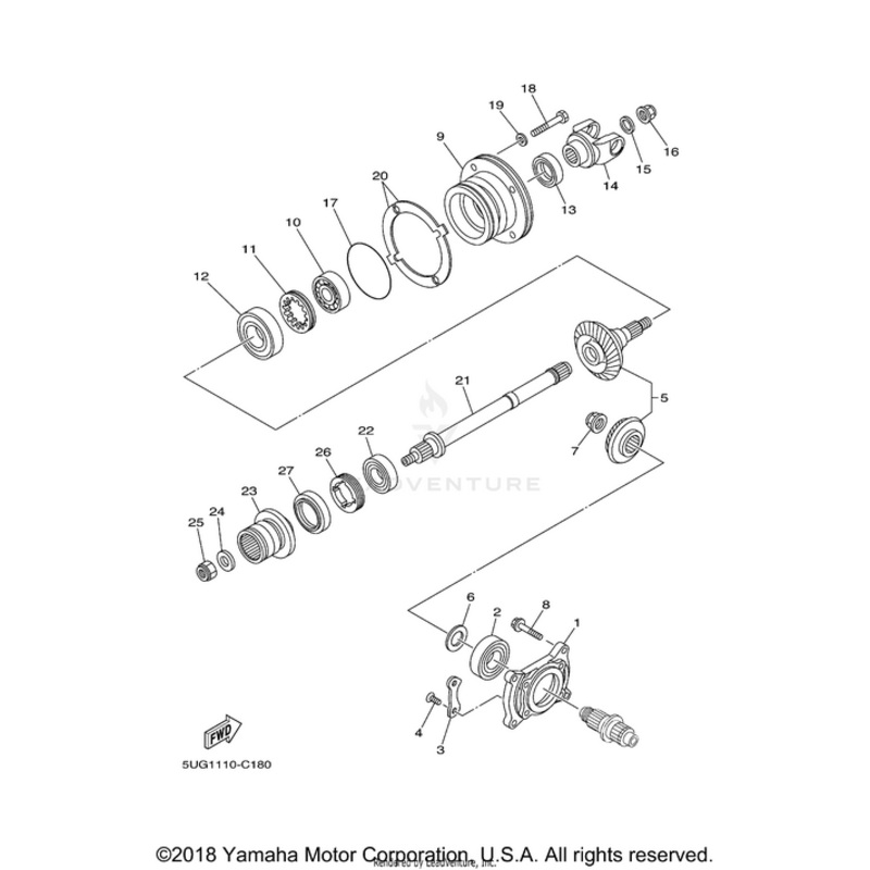 Shim Pinion (0.3T) by Yamaha