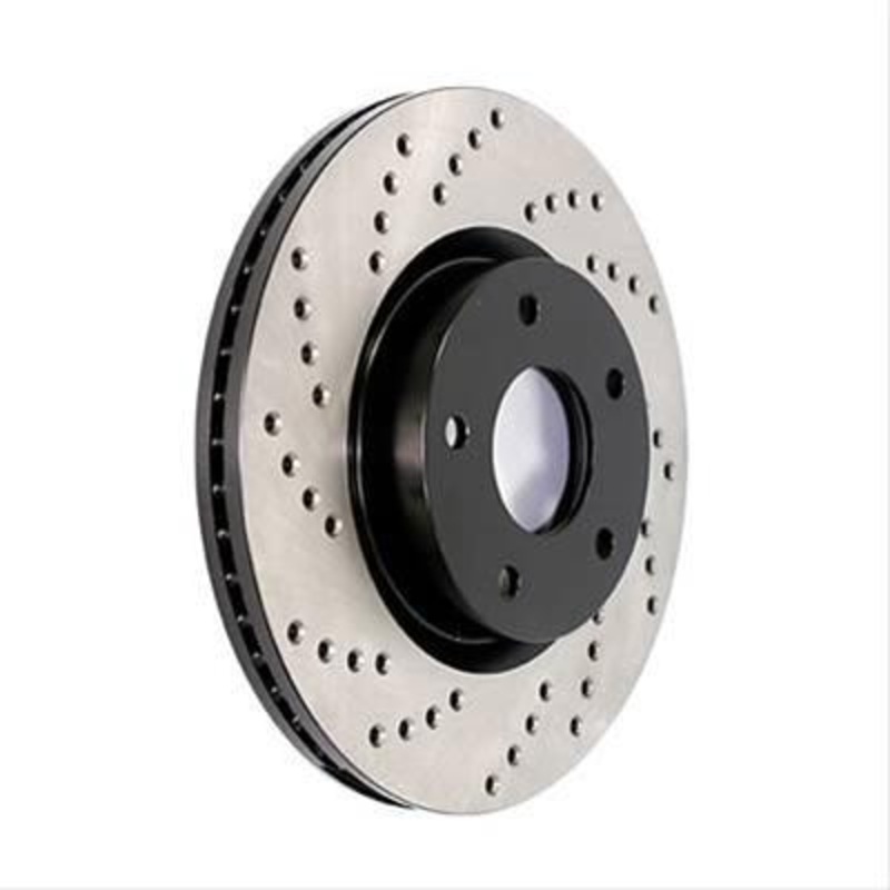 Stoptech Cross Drilled Rotor – Front Right | 2009-2014 Subaru WRX (128.47021R)