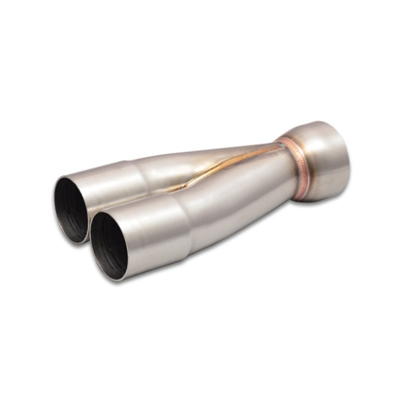 Vibrant 2-1 SS Merge Collectors (1-3/4in Inlet Slipover ID 2-1/4in Outlet OD) – Sold Individually