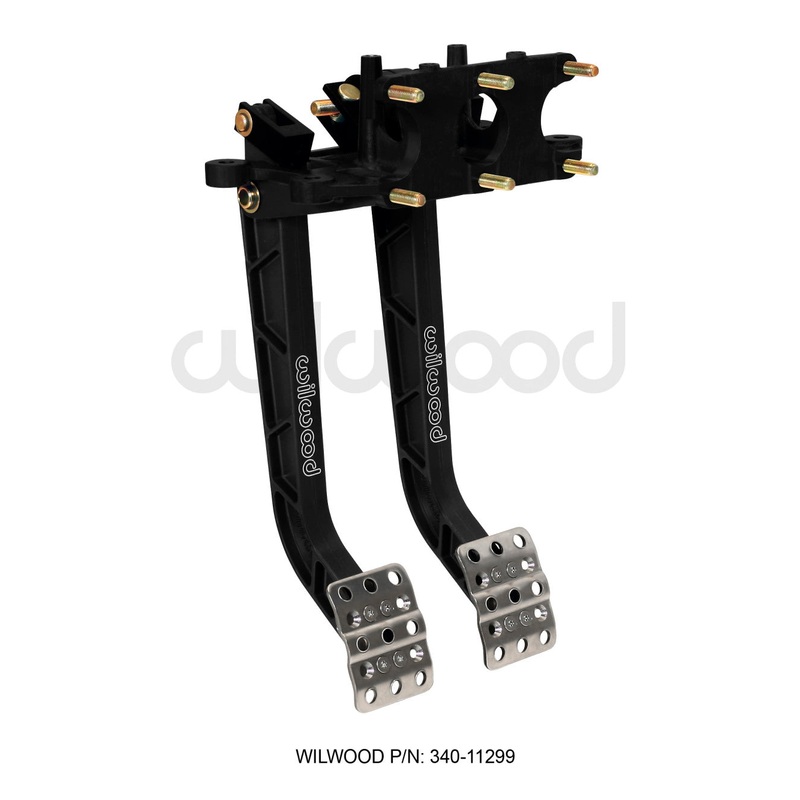 Wilwood Adjustable Dual Pedal – Brake / Clutch – Rev. Swing Mount – 6.25:1