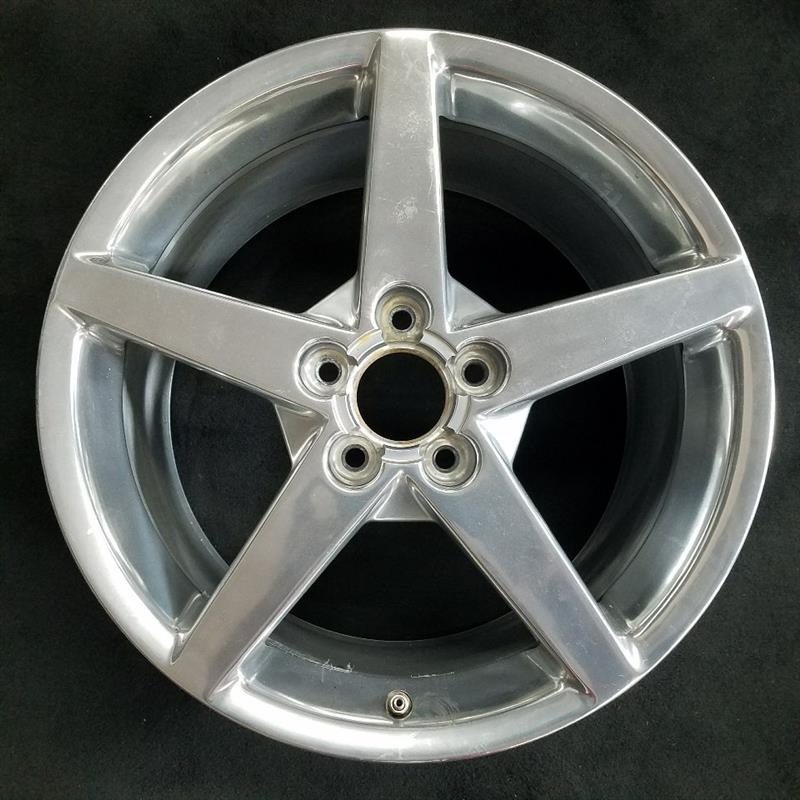 19″ CORVETTE 05-07 19×10 rear 5 spoke polished opt QG7 Original OEM Wheel Rim