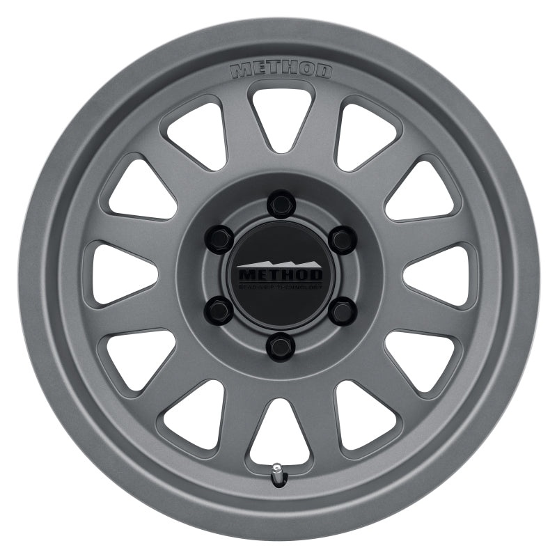 Method MR704 17×8.5 0mm Offset 8×170 130.81mm CB Matte Titanium Wheel
