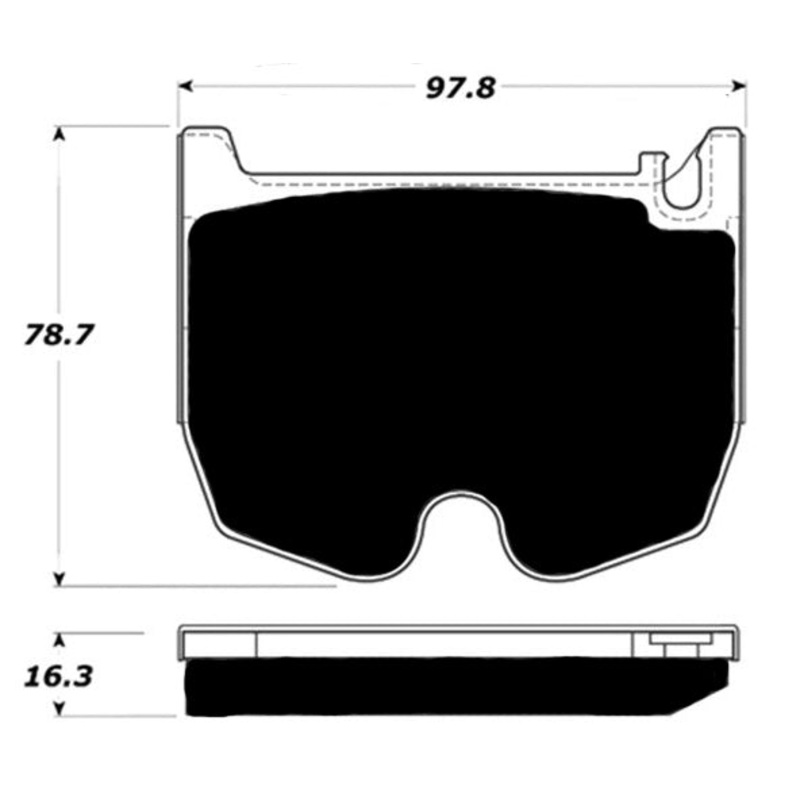 Porterfield Brake Pads for 2006 MERCEDES-BENZ SL65 AMG – w/Iron Discs