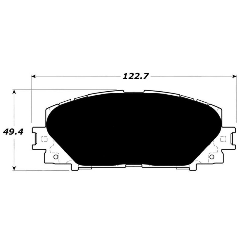Porterfield Brake Pads for 2017 TOYOTA Prius Prime