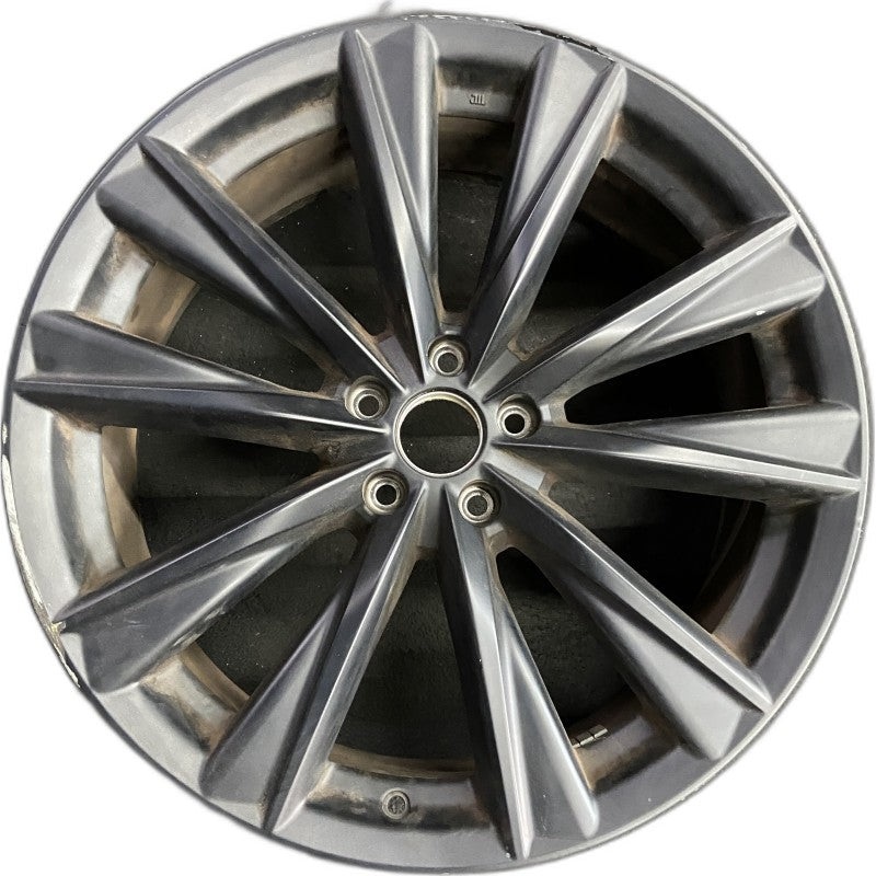 21″ LEXUS RX350 23-24 21×8 5 V spoke matte black Original OEM Wheel Rim