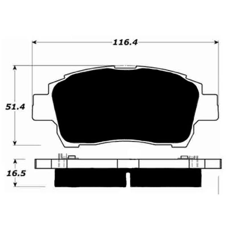 Porterfield Brake Pads for 2006 SCION xA