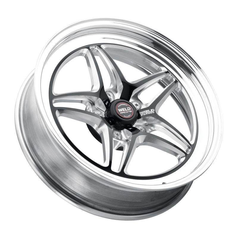 Weld S81 17×5 / 5×4.5 BP / 2.2in. BS (-21mm Offset) Black Wheel 3.18 ID (High Pad) – Non-Beadlock