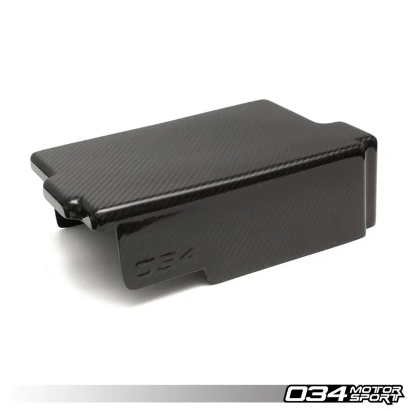 034Motorsport Carbon Fiber Battery Cover – MQB/e 1.8T/2.0T