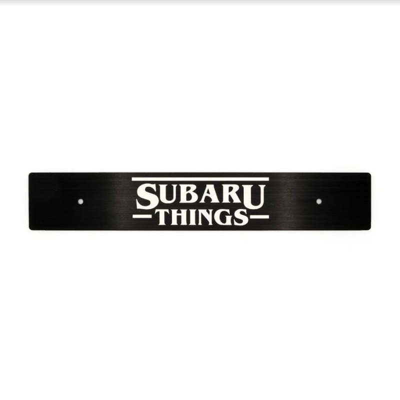 Billetworkz “Subaru Things” Plate Delete