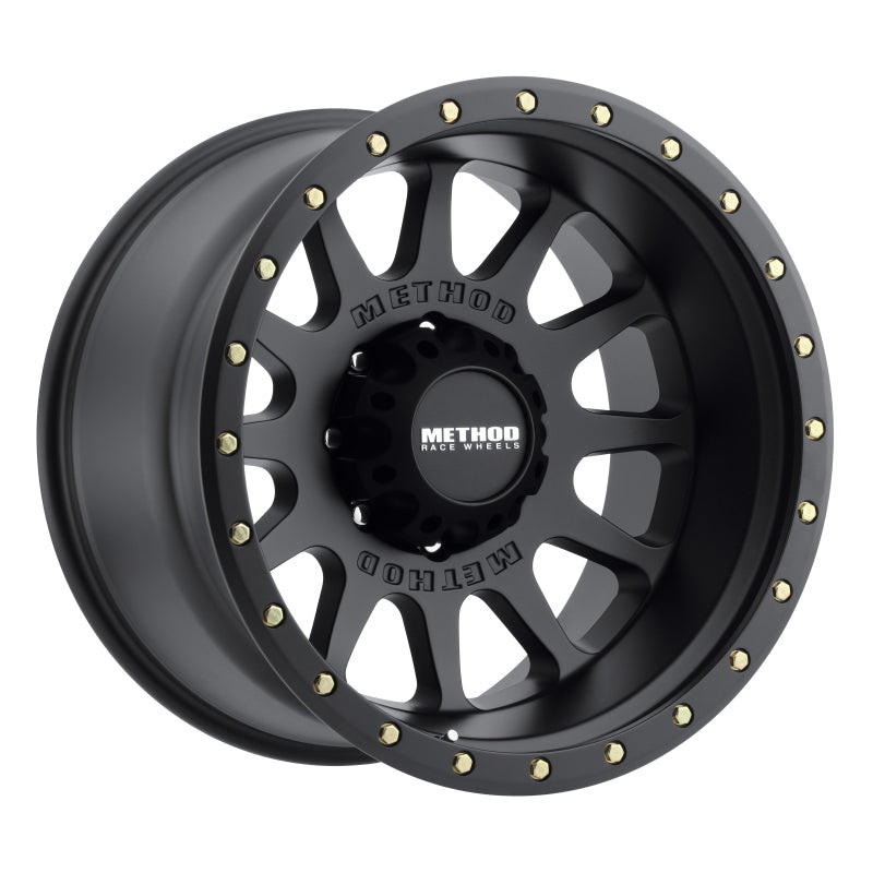 Method MR605 NV 20×9 -12mm Offset 8×170 124.9mm CB Matte Black Wheel